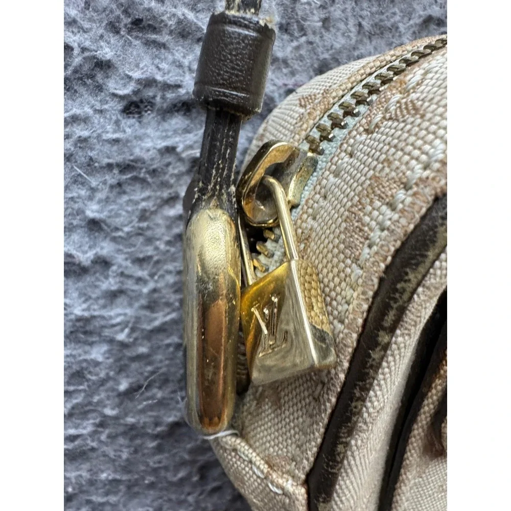 Louis Vuitton LV Monogram Mini Lin Canvas Leather Juliette Crossbody Bag Beige - Picture 7 of 16